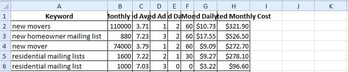 excel resize columns