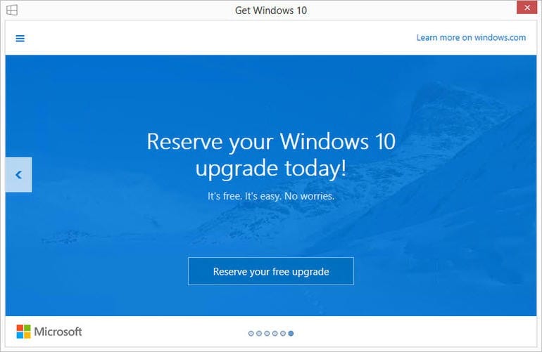 windows 10 upgrade