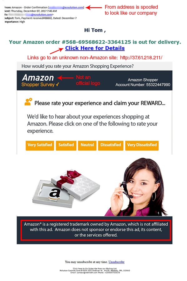 Amazon shopper survey