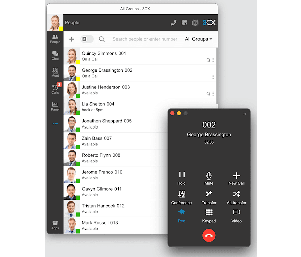 voip presence detection feature